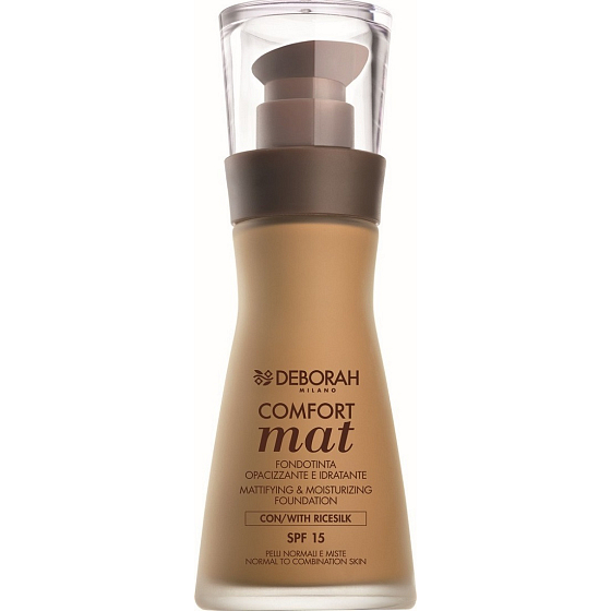 Deborah Milano Comfort Mat Foundation SPF15 Makeup 03 Caramel Beige 30 ml