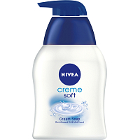 Nivea Creme Soft Cream Liquid Soap with Dispenser, 250 ml