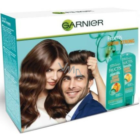 Garnier Fructis Grow Strong strengthening shampoo 250 ml + strengthening balm 200 ml, cosmetic set