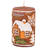 Candles Christmas gingerbread scented candle cylinder 60 x 100 mm