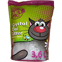Silica Happy Cool Pet Meadow Fresh Highly absorbent ecological silicone litter with a scent for cats 3.6 l