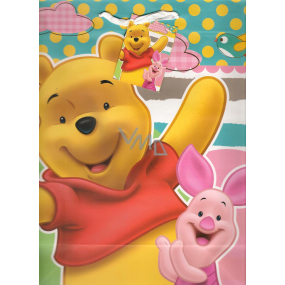 Ditipo Gift paper bag 26.4 x 12 x 32.4 cm Disney Winnie the Pooh, What a Fun Day!