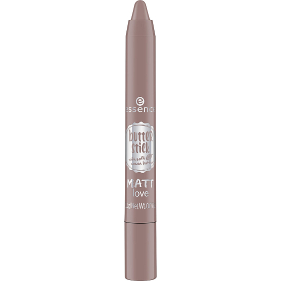Essence Butter Stick Matt Love lip color 02 Hot Cocoa 2.2 g
