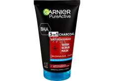 Garnier Pure Active 3in1 Cleansing Gel, Peeling and Mask with Activated Charcoal against Blackheads 150 ml