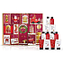 Baylis & Harding Red collection Advent calendar 12 day calendar for the first days of December - 12 surprises in the scents Sugar log, Peppermint lollipop, Vanilla icing, cosmetic set