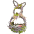 Wicker basket with lavender, hare shape 29 cm