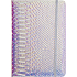 Albi Block holographic lined with rubber band Blue-silver 19.5 x 14.2 x 1.5 cm