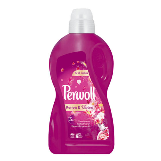 Perwoll ReNew & Blossom 3in1 liquid washing gel for all types of laundry 1.8 l