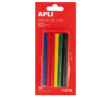 Apli Fusible sticks 7.5 mm x 10 cm, mix of colors 12 pieces