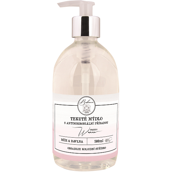 Bohemia Gifts Pretty Woman liquid soap with antimicrobial additive dispenser 500 ml