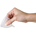 LadyCup Menstrual Cup Transparent, Large L
