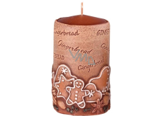Emocio Gingerbread Gingerbread scented candle cylinder 60 x 110 mm