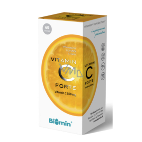 Biomin Vitamin C Forte contributes to boosting immunity 500 mg dietary supplement 60 capsules
