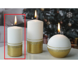Lima Aroma line candle gold cylinder 50 x 100 mm 1 piece