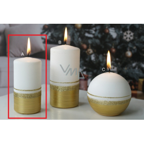 Lima Aroma line candle gold cylinder 50 x 100 mm 1 piece