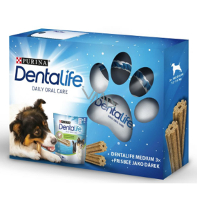 Purina Dentalife supplementary food, toy for dogs Christmas package 3 x 11.5 g