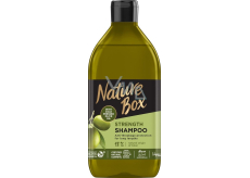 Nature Box Olive Oil protective shampoo against hair breakage with 100% cold pressed olive oil, suitable for vegans 385 ml