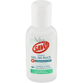 Savo Hand cleansing gel 67% alcohol 50 ml