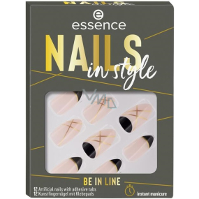 Essence Nails In Style artificial nails 12 Be In Line 12 pieces