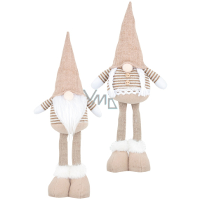 Elf in knitted sweater beige 33 cm different types