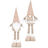 Elf in knitted sweater beige 33 cm different types