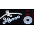 Silicone stopper insert - Rubber silicone stopper, brake 2 x 6 mm,10 pieces