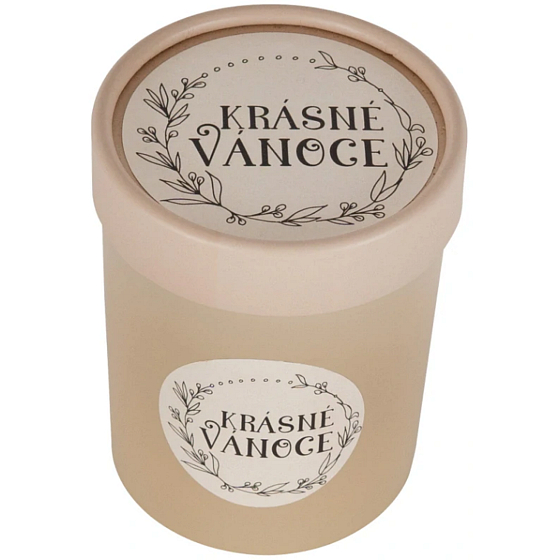 Bohemia Gifts Scented candle in gift wrapper Beautiful Christmas 200 g