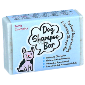 Bomb Cosmetics Bar Bye Bugs Shampoo with repellent and cleaning against ticks and fleas for dogs 95 g