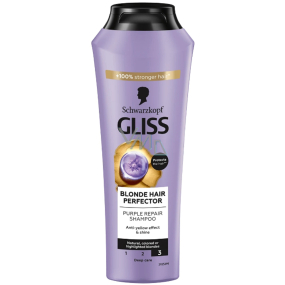 Gliss Kur Blonde Perfector Shampoo for natural colored or lightened blonde hair 250 ml