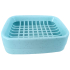 Double plastic soap dish 12 x 9 cm