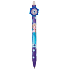 Colorino Rubberized pen Frozen Snowflake white, blue refill 0,5 mm