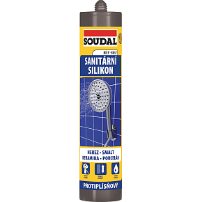 Soudal sanitary silicone, white, 280 ml