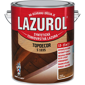 Lazurol Topdecor S1035 thin-layer wood stain T020 chestnut, 2.5 l