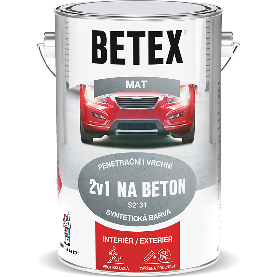 Betex S2131 2in1 base and top coat for concrete 0110 gray, 5 kg