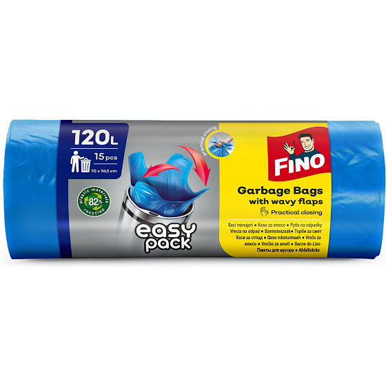 Fino trash bags Easy Pack 120L 15 pcs