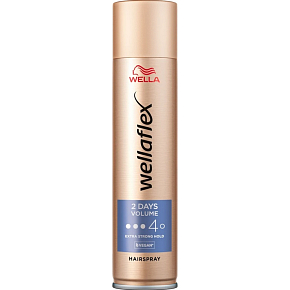 Wellaflex 2 Days Volume hair spray, fixing 4, 400 ml