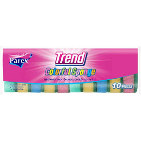 Parex Trend sponge for dishes, 10 pcs