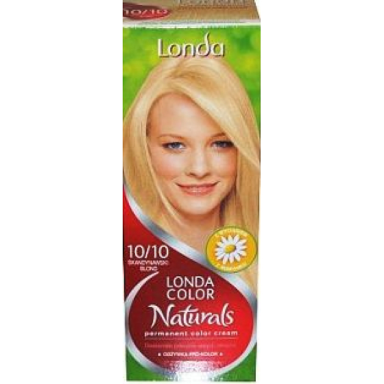 Londa Color Naturals permanent hair color 10/10 pregnant sunflower