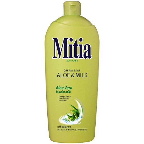 Mitia Aloe & Milk liquid soap refill 1 l