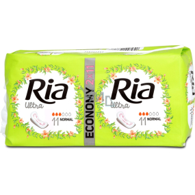 Ria Ultra Silk Normal sanitary napkins 2 x 11 pieces