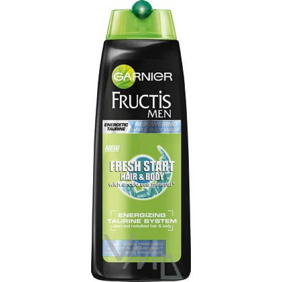 Garnier Fructis Men Fresh Start shampoo and shower gel for men 250 ml