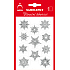 Arch Holographic decorative Christmas stickers with glitter 707-SG silver-silver 8,5x12,5 cm
