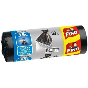 Fino Economy Trash bags, 8 µm, 35 liters, 49 x 60 cm, 30 pieces