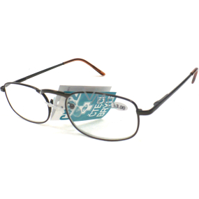 Berkeley Reading glasses +2.0 brown metal CB02 1 piece MC2005