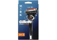 Gillette Fusion ProGlide Flexball Razor + 2 Replacement Blades, for Men