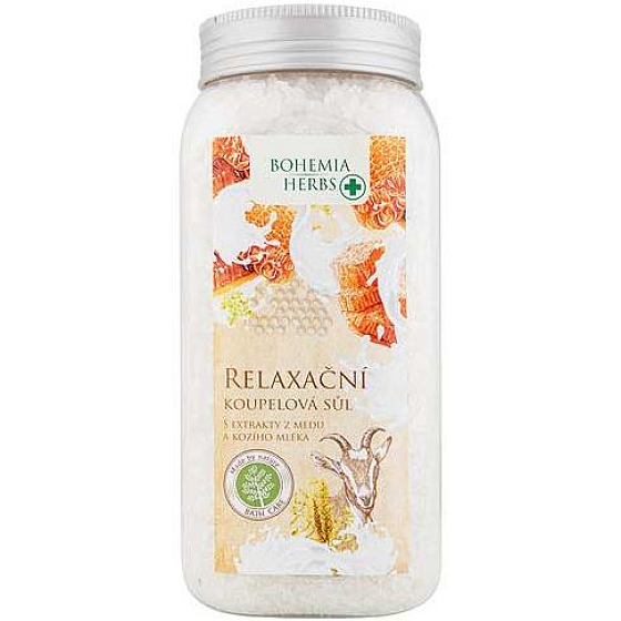 Bohemia Gifts Honey and Goat Milk Relaxing Bath Salt 900 g