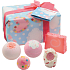 Bomb Cosmetics Closer to the clouds mix of ballistics and soaps 5 pieces 500 g, cosmetic set