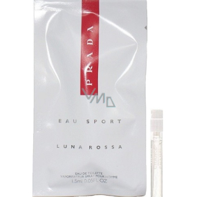 Prada Luna Rossa Eau Sport eau de toilette for men 1.5 ml with spray, vial