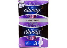 Always Platinum Ultra Night sanitary towels with wings 2 x 6 pieces