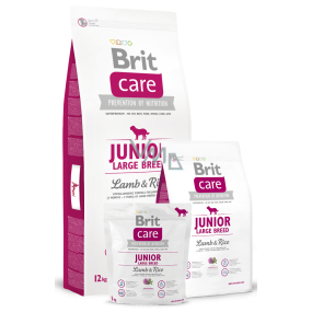 Brit Care Junior Lamb + rice for puppies and young dogs from 3 months to 2.5 years of large breeds over 25 kg 12 kg
